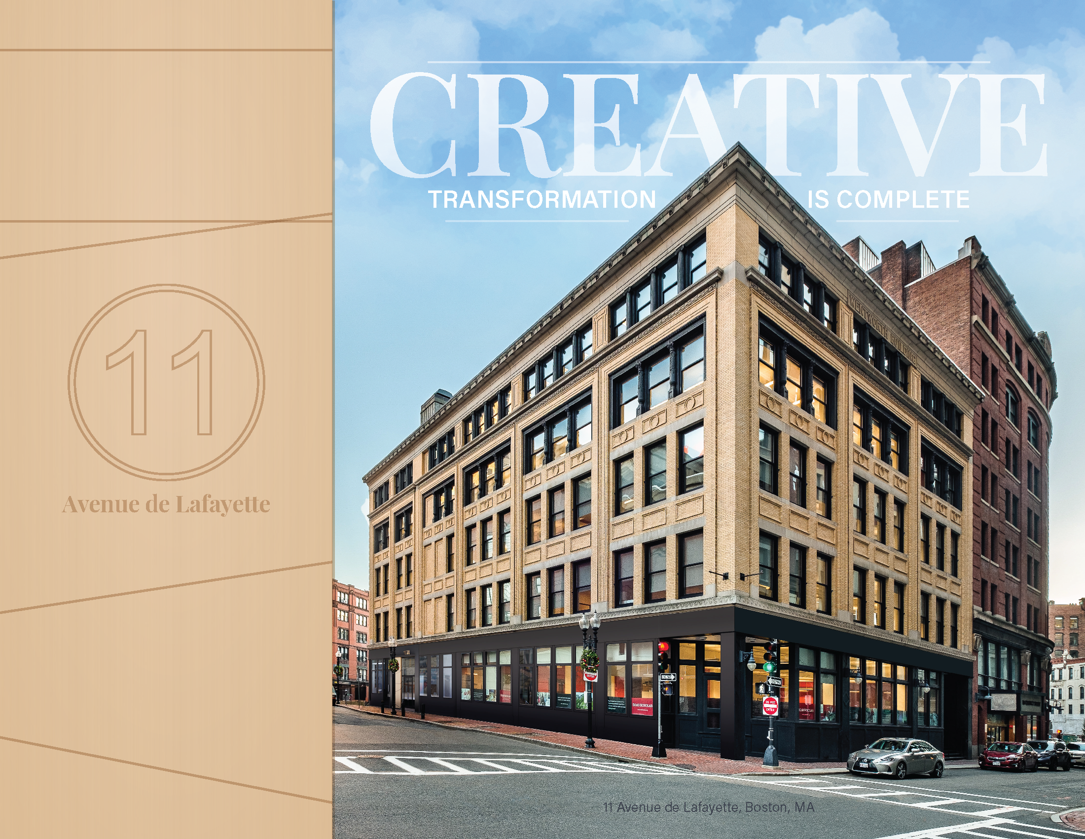 11 Avenue de Lafayette brochure cover