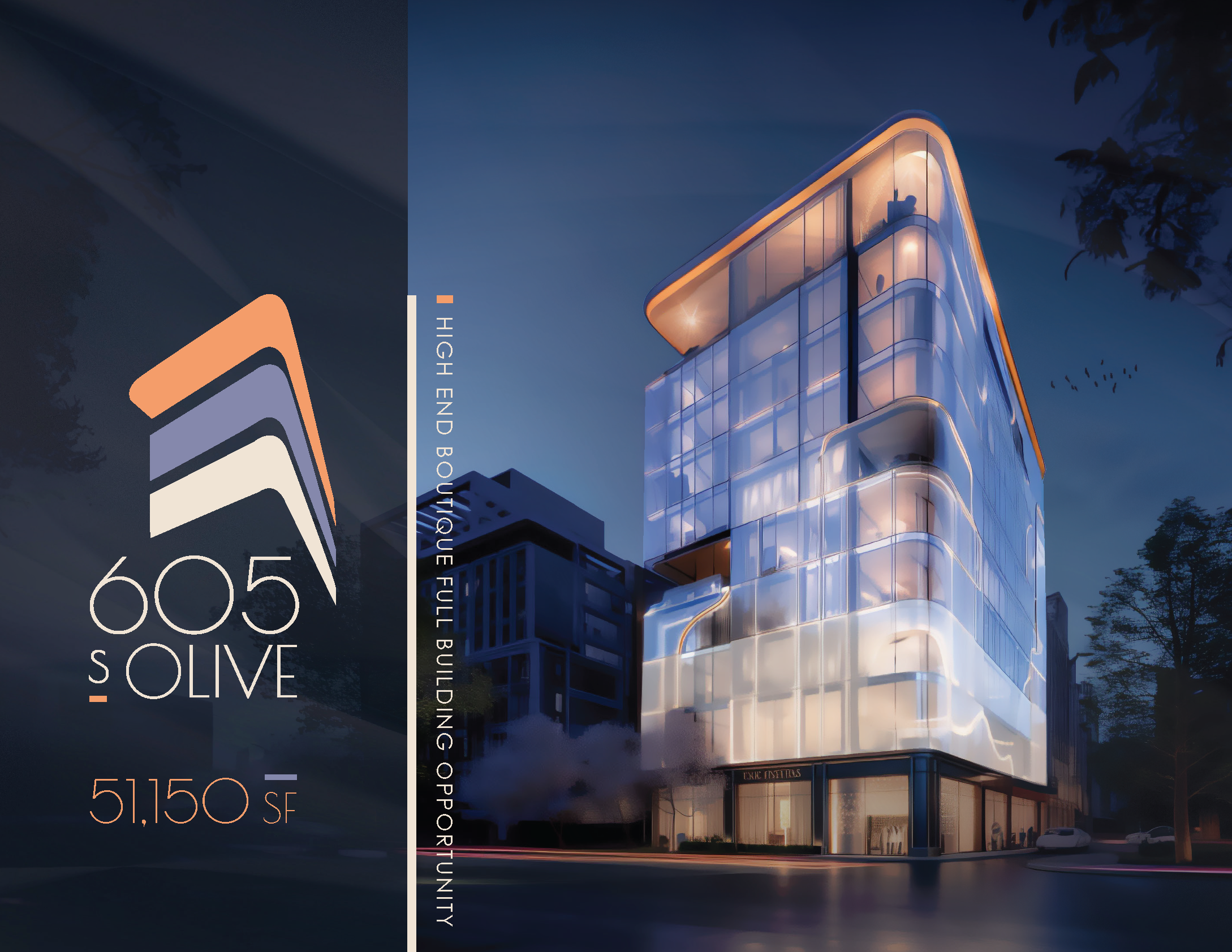 605 S Olive St. brochure cover