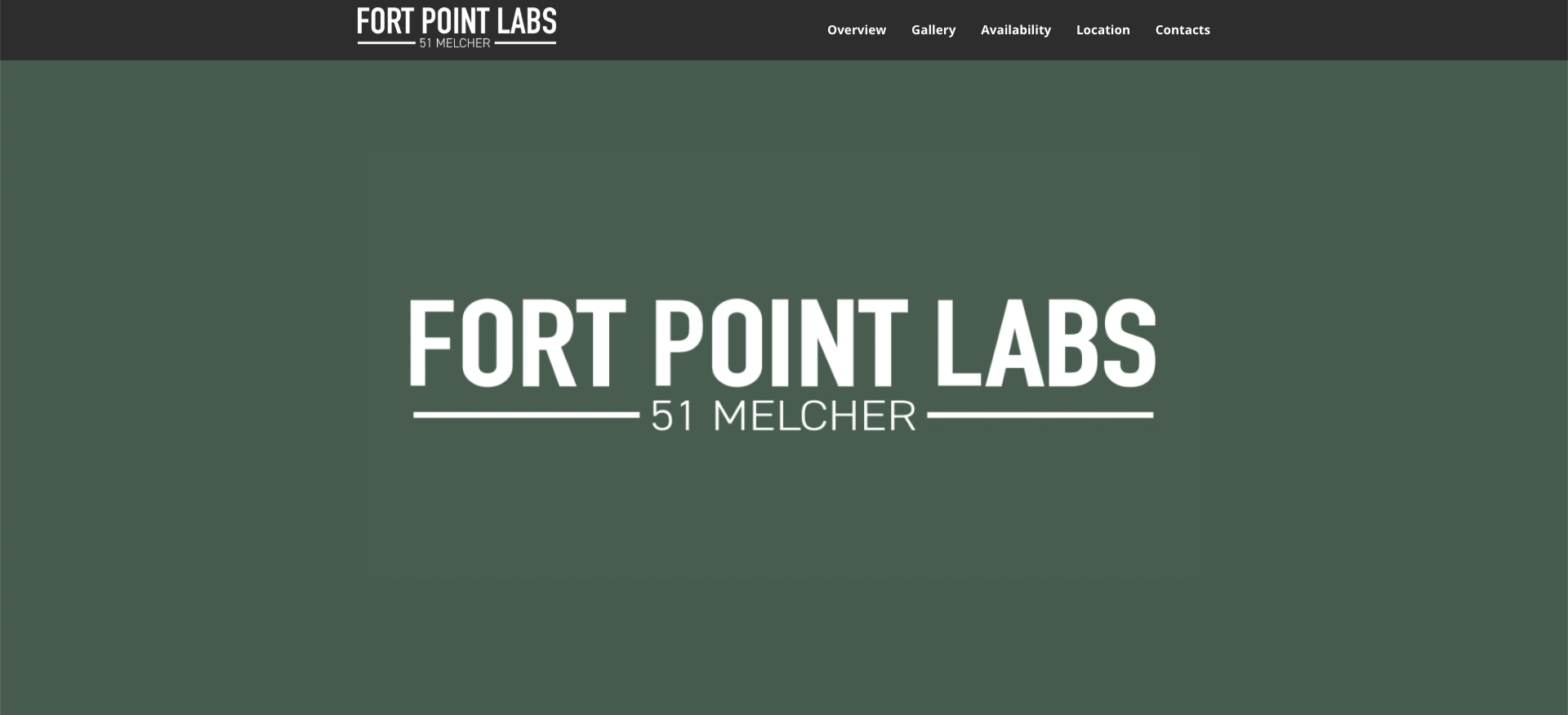 Fort Point Labs website screenshot